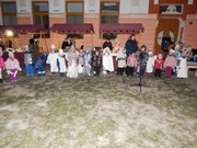 Rozsvícení stromečku u MŠ